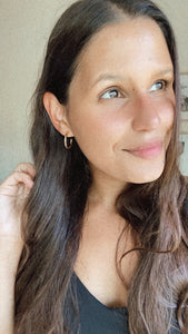 18K Gold Fill Hoop
