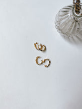 Load image into Gallery viewer, 14K Gold Fill Twist Huggie Hoop
