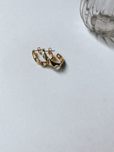 Load image into Gallery viewer, 14K Gold Fill Twist Huggie Hoop
