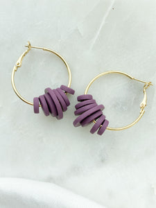 Bliss hoops (additional colors available)